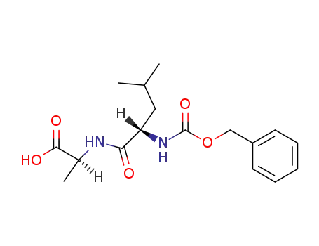 Molecular Structure of 2817-13-2 (Z-L-LEUCYL-L-ALANINE)