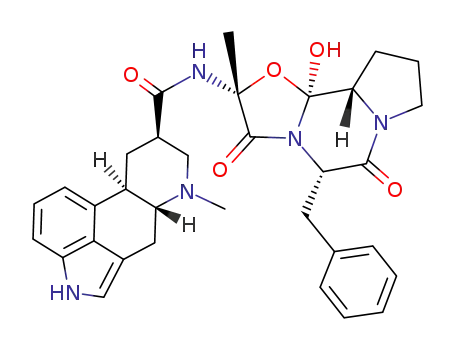 Molecular Structure of 511-12-6 (Dihydroergotamine)