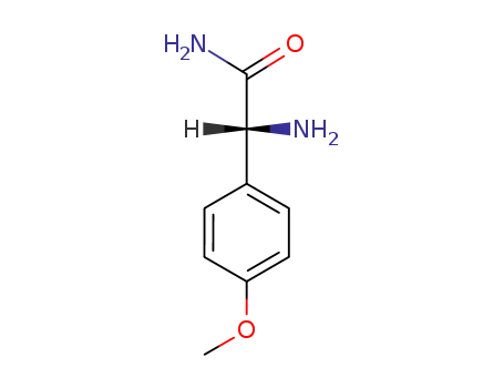 Molecular Structure of 67412-96-8 (R-ALPHA-AMINO-4-METHOXYBENZENE ACETAMIDE)