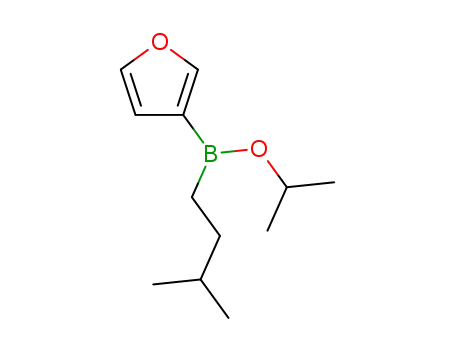 Molecular Structure of 109529-24-0 ((3-furyl)(3-methylbutyl)(isopropoxy)borane)