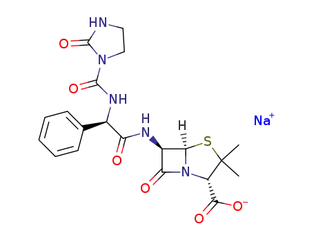 Molecular Structure of 37091-65-9 (Azlocillin sodium)