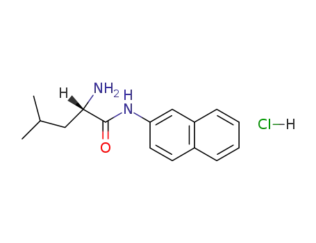 Molecular Structure of 893-36-7 (L-LEUCINE BETA-NAPHTHYLAMIDE HYDROCHLORIDE)