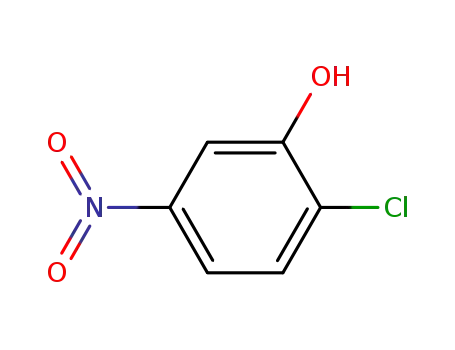 Molecular Structure of 619-10-3 (2-Chloro-5-nitrophenol)
