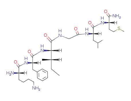 (2s)-2,6-diamino-n-[(2s)-1-[[(2s,3s)-1-[[2-[[(2s)-1-[[(2s)-1-amino-4-methylsulfanyl-1-oxobutan-2-yl]amino]-4-methyl-1-oxopentan-2-yl]amino]-2-oxoethyl]amino]-3-methyl-1-oxopentan-2-yl]amino]-1-oxo-3-p