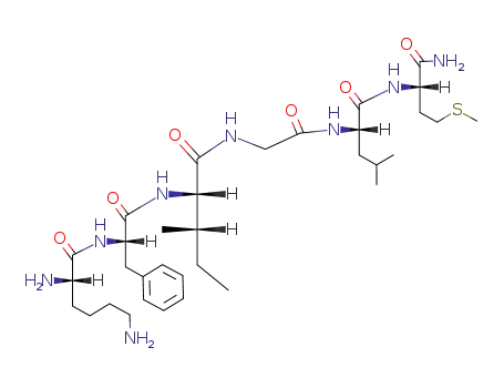 Molecular Structure of 2990-43-4 (ELEDOISIN-RELATED PEPTIDE)