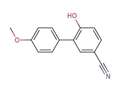 Molecular Structure of 78338-71-3 (4-hydroxy-3-(4-methoxyphenyl)benzonitrile)