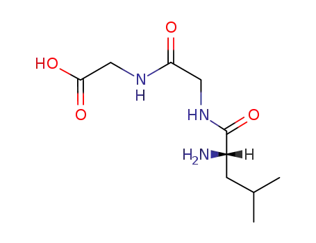 Molecular Structure of 1187-50-4 (L-LEUCYL-GLYCYL-GLYCINE)