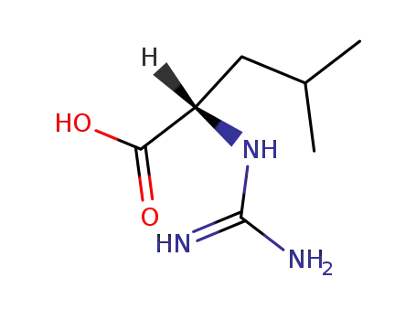 Molecular Structure of 79198-90-6 (N-Formamidine-L-leucine)