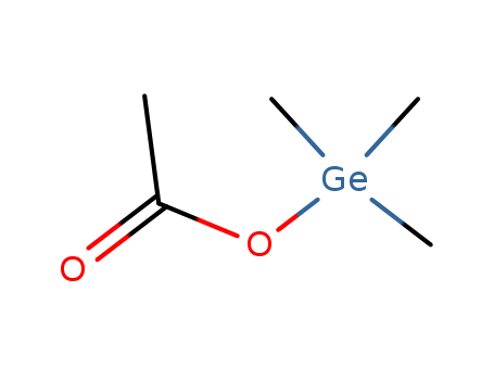 1118-13-4,trimethylgermanyl - acetic acid (1:1),Germane,(acetyloxy)trimethyl- (9CI); Germane, acetoxytrimethyl- (7CI,8CI);Acetyloxytrimethylgermane