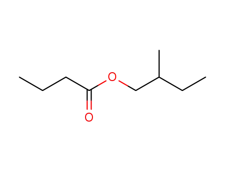 Molecular Structure of 51115-64-1 (2-methylbutyl butyrate)