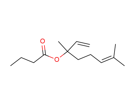 Molecular Structure of 78-36-4 (LINALYL BUTYRATE)