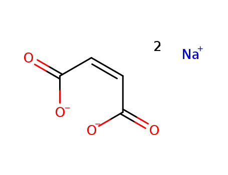 Molecular Structure of 54060-75-2 (2-Butenedioic acid, disodium salt)