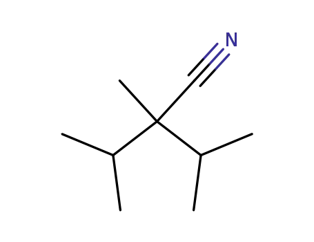 Molecular Structure of 55897-64-8 (2-Isopropyl-2,3-dimethyl-butyronitrile)