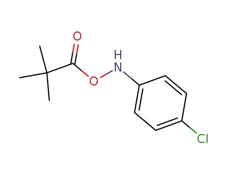 Molecular Structure of 116278-63-8 (N-(4-chlorophenyl)-O-pivaloylhydroxylamine)