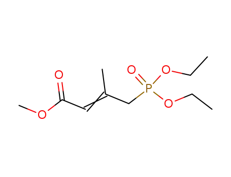 2-Butenoic acid, 4-(diethoxyphosphinyl)-3-methyl-, methyl ester
