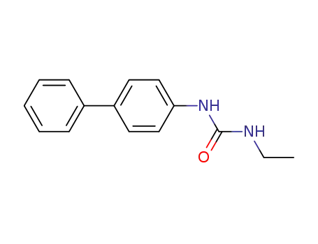 Molecular Structure of 871876-66-3 (<i>N</i>-ethyl-<i>N</i>'-biphenyl-4-yl-urea)