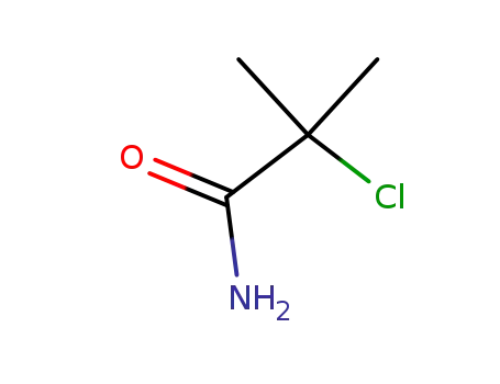Molecular Structure of 7462-75-1 (2-chloro-2-methylpropanamide)