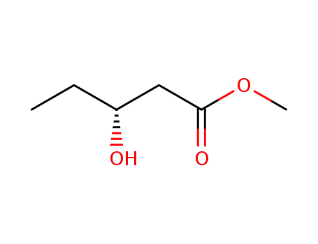 Molecular Structure of 60793-22-8 ((-)-METHYL (R)-3-HYDROXYPENTANOATE)