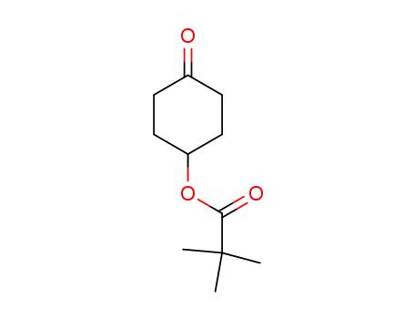 Molecular Structure of 165105-99-7 (4-oxo-cyclohexyl 2,2-dimethylpropanoate)