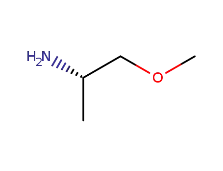 Molecular Structure of 99636-32-5 ((S)-(+)-1-METHOXY-2-PROPYLAMINE)