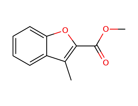 Molecular Structure of 2076-36-0 (Methyl 3-methyl-2-benzofurancarboxylate)