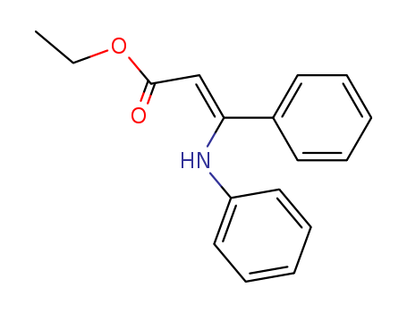ethyl (Z)-3-anilino-3-phenyl-prop-2-enoate cas  3556-76-1