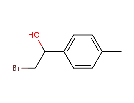 Molecular Structure of 60655-81-4 (2-bromo-1-(p-tolyl)ethanol)