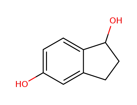 Molecular Structure of 38005-82-2 (Indan-1,5-diol)