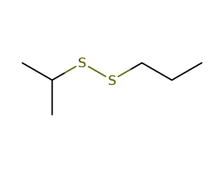 Molecular Structure of 33672-51-4 (Isopropyl propyl disulphide)