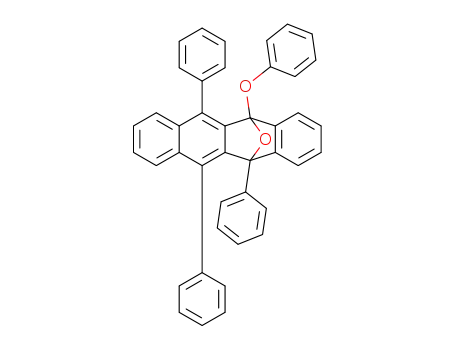 Molecular Structure of 98480-37-6 (epoxy-5,12 phenoxy-5 triphenyl-6,11,12 dihydro-5,12 naphtacene)