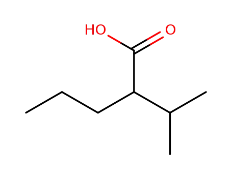 Molecular Structure of 62391-99-5 (VALPROIC ACID RELATED COMPOUND B (50 MG) ((2RS)-2-(1-METHYLETHYL)PENTANOIC ACID) (AS))