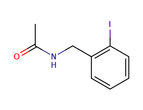 Molecular Structure of 78108-43-7 (Acetamide, N-[(2-iodophenyl)methyl]-)