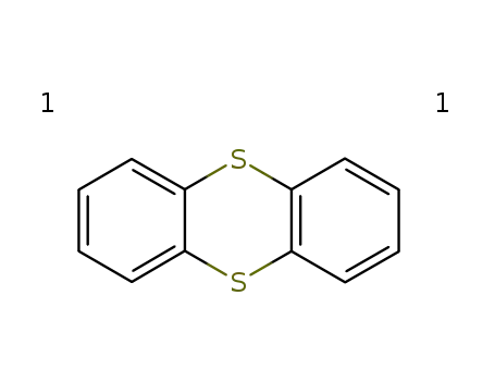 Molecular Structure of 34507-27-2 (thianthrene cation radical)