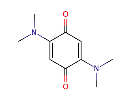 Molecular Structure of 1521-02-4 (p-Benzoquinone, 2,5-bis(dimethylamino)- (8CI))