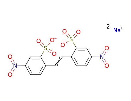 Molecular Structure of 3709-43-1 (4,4'-DINITROSTILBENE-2,2'-DISULFONIC ACID DISODIUM SALT)
