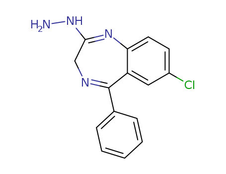 7-Chloro-2-hydrazino-5-phenyl-3H-1,4-benzodiazepine