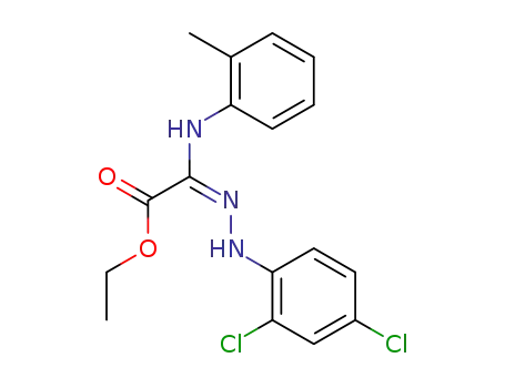 (2,4-dichloro-phenylhydrazono)-<i>o</i>-toluidino-acetic acid ethyl ester