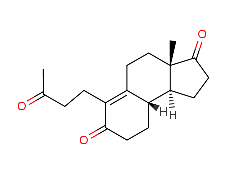 Molecular Structure of 10582-53-3 ((+)-4,5-seco-estr-9-ene-3,5,17-trione)