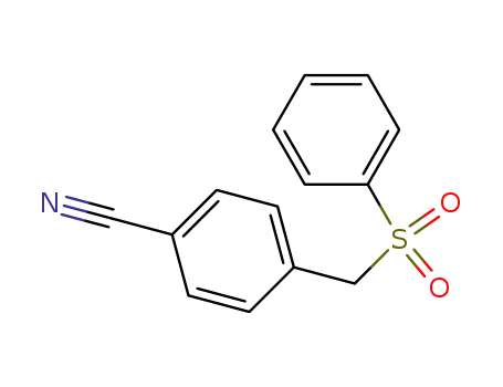 Benzonitrile, 4-[(phenylsulfonyl)methyl]-