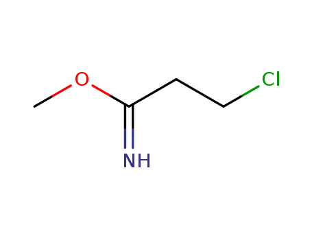 Molecular Structure of 84762-89-0 (Methyl 3-chloropropaniMidate)