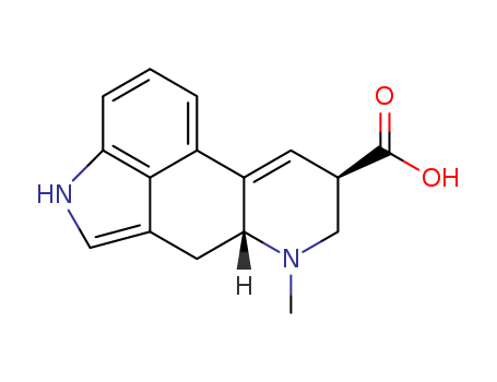 9,10-didehydro-6-methyl-Ergoline-8-carboxylic acid(6915-32-8)