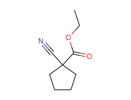 Molecular Structure of 28247-14-5 (Ethyl 1-cyanocyclopentanecarboxylate)