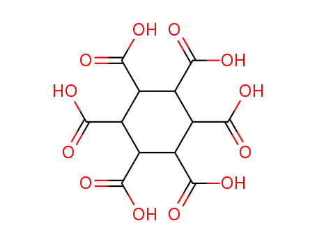 Molecular Structure of 2216-84-4 (1,2,3,4,5,6-Cyclohexanehexacarboxylic acid)