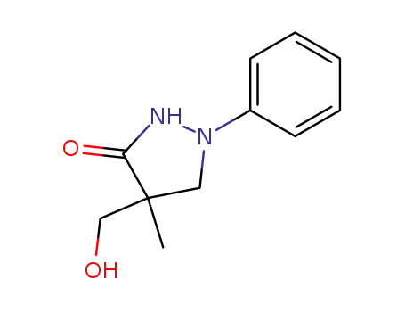 4-(Hydroxymethyl)-4-methyl-1-phenylpyrazolidin-3-one