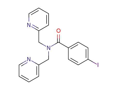 Molecular Structure of 1314659-41-0 (4-iodo-N,N-bis(pyridin-2-ylmethyl)benzamide)