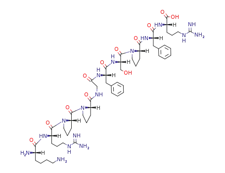 Molecular Structure of 342-10-9 (Kallidin)