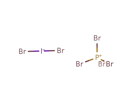 Molecular Structure of 17978-65-3 ({PBr<sub>4</sub>}<sup>(1+)</sup>*{IBr<sub>2</sub>}<sup>(1-)</sup>=PBr<sub>6</sub>I)