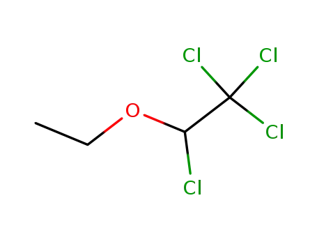 Molecular Structure of 36458-82-9 (ethyl-(1,2,2,2-tetrachloro-ethyl)-ether)