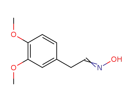 Molecular Structure of 77733-60-9 (2-(3,4-dimethoxyphenyl)acetaldehyde oxime)