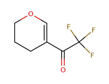 Molecular Structure of 109317-74-0 (Ethanone, 1-(3,4-dihydro-2H-pyran-5-yl)-2,2,2-trifluoro- (9CI))